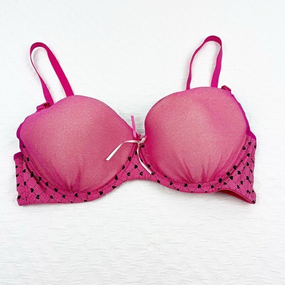 BUY 1 GET 1 FREE Chuns perfect shape lingerie bra 36d hot pink shimmer bridal li